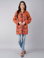 Pre-Order: Kutch Work Long Boho Style Blazer (Limited Edition)