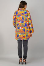 Pre-Order: Kutch Work Embroidered Long Boho Style Blazer - Green