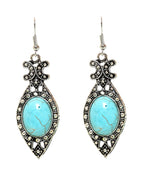 Sky Blue Stone Studded Metallic Set-3-J011
