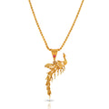 Charms Amazing Gold Plated Peacock Jewellery Set for Women (NECK-07)