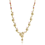 Charms Designer Gold Plated Necklace Set with Earring for Girls/Women (NECK-12)