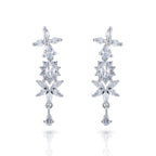Charms Sparkling AD Jewellery Set with Earrings for Women/Girls (NECK-34)
