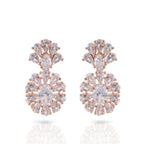 Charms Sparkling AD Jewellery Set with Earrings for Women/Girls (NECK-36)