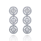 Charms Sparkling AD Jewellery Set with Earrings for Women/Girls (NECK-38)