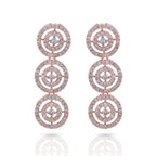 Charms Sparkling AD Jewellery Set with Earrings for Women/Girls (NECK-39)