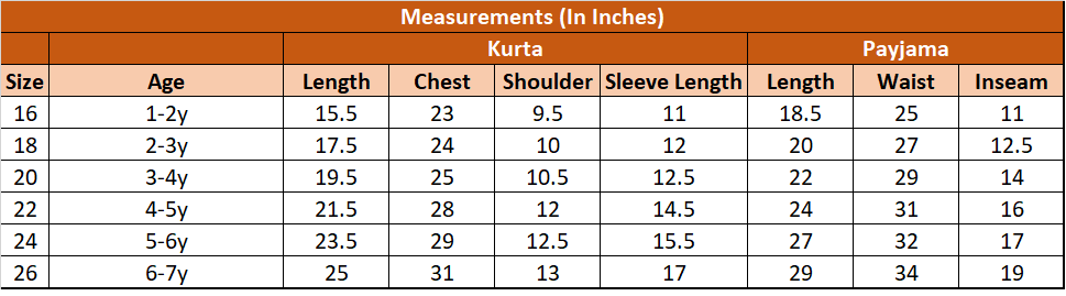 Kutchi Emboidered Kurta Pajama for Boys - Pink